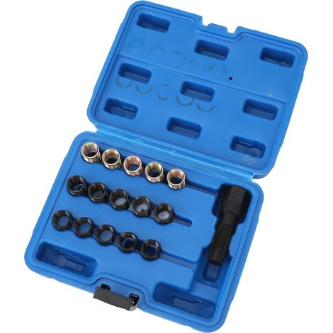 Outil de Réparation de Filetage de Bougie D'allumage en Acier en Carbone M14x1 25 M16 à Haute Résistance M16 X 1 Kit de Robinet pour Moteur Automobile