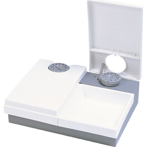 Kerbl 80896 Cat Mate - Distributore automatico di cibo per 2 pasti, 0,825 kg