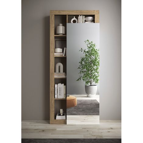Armoire d'entrée moderne coloris chêne Dortmund (1/4)