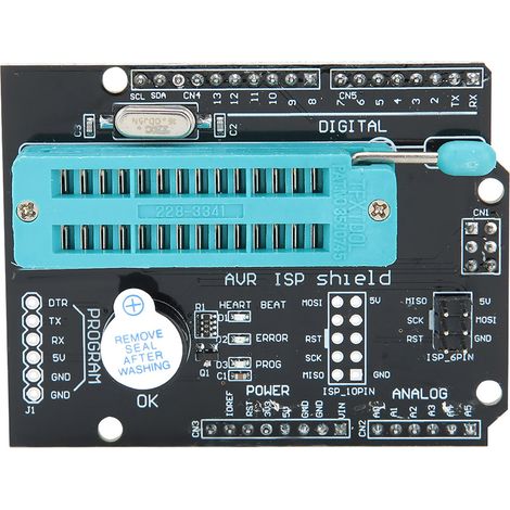 Programmeur de chargeur de démarrage AVR ISP Shield Burning Burn pour carte d'extension de développement (1/5)