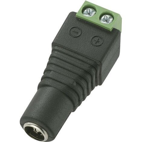 Connecteur basse tension femelle, droit TRU COMPONENTS DC12-F 716331 Diamètre extérieur: 5.5 mm Diam (1/2)