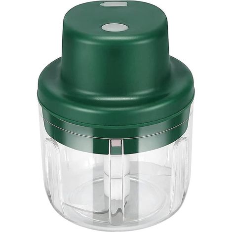 Hachoir à ail électrique 300 ml Mini hachoir à aliments Robot culinaire Rechargeable par USB (1/5)