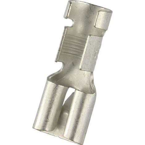 Cosse faston RS PRO, 12 10 AWG, Non-isolé ( Prix pour Sachet de 100 ) (1/2)