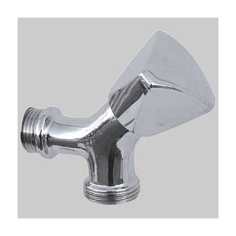 RUBINETTO PER LAVATRICE INCLINATO A VITONE - 1/2x3/4 cromato
