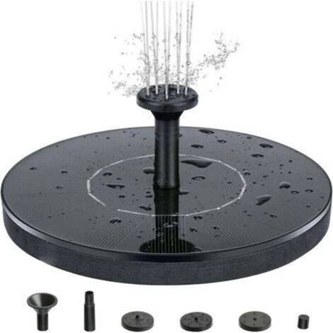 Pompe de fontaine solaire, Circle Garden Pompe à eau à énergie solaire Kit de panneau solaire Pompe à eau pour étang, fontaine, bain d'oiseau, décoration de jardin, cycle de l'eau, pas d'électricité r (1/5)