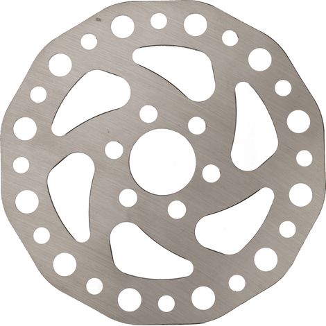 Disques de frein en acier de 100 mm à 6 trous, adaptés aux VTT et aux vélos de route. (1/5)