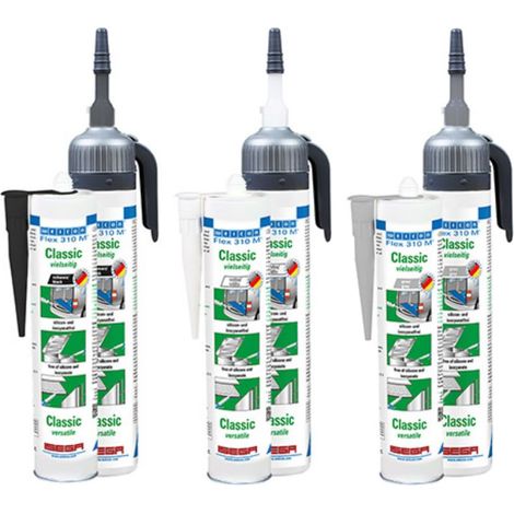 Adhesivo y sellador, blanco 310 ml (1/3)