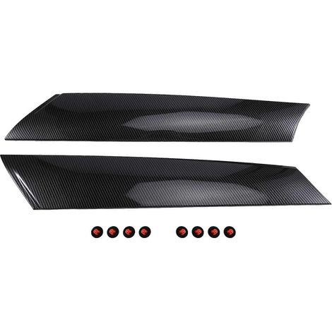 2x Garnitures noires de montant de pare-brise avant pour Mini Cooper 2007-2015 R55 R56 R57 51137272583 51137272584 (1/5)