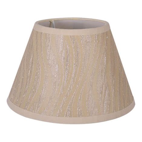 My Lamp - Paralume conico plissettato Grace E27 Beige (25x11x16)