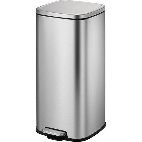EKO - Poubelle à pédale Stella 30 litres - Stainless steel - inox mat