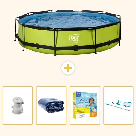 Exit-toys Piscine Exit Ronde - 360x76 cm - 5-pièces SCB28 (1/5)
