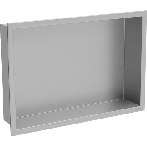 Mexen X-Wall-R mensola da incasso con flangia 45 x 30 cm, inox - 1910453010 (1/5)