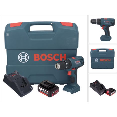 Bosch GSB 18V-21 Akku Schlagbohrschrauber 18 V 55 Nm + 1x Akku 4,0 Ah + Ladegerät + L-Case