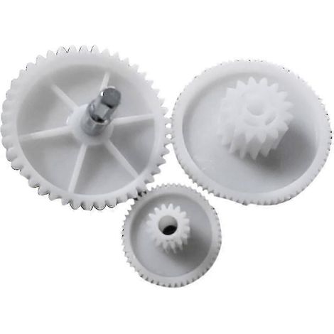 Jeu d'engrenages de rechange en plastique pour hachoirs à viande domestiques (3 tailles S/M/L) (1/5)