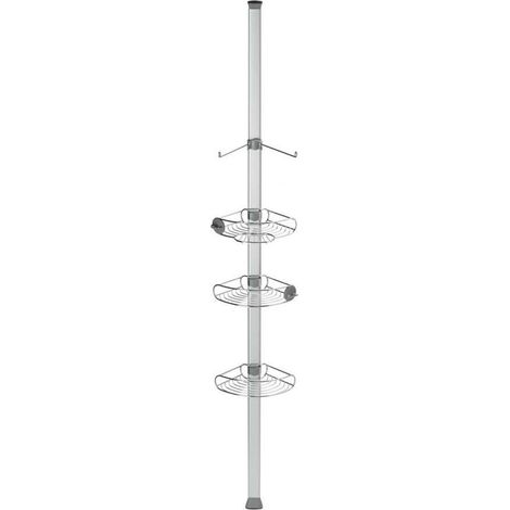Simplehuman - Eckstange mit einstellbaren Ablagen, Edelstahl BT1062 (1/5)