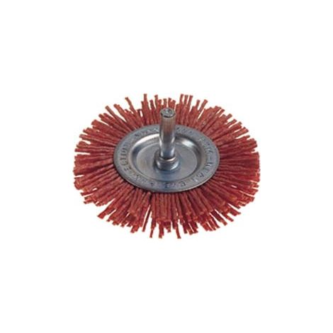 SPAZZOLA CIRCOLARE IN NYLON ABRASIVO ARANCIO- - ø mm.75  PG 497.05 - 1 blister PG