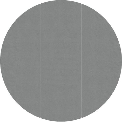 vidaXL Pool Ground Sheet Ø 396 cm Non-woven Fabric Light Grey