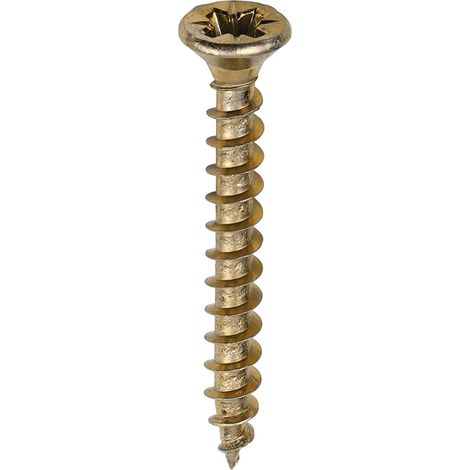 TIMco 3.5 x 30mm Solo Zinc & Yellow Woodscrew Qty 200