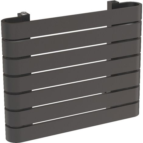 Radiateur Eau Chaude Lames Horizontales LEMINA en acier anthracite 1/2' NOYON ET THIEBAULT 50x60 cm - 426 Watt (1/5)