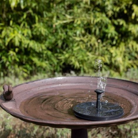 Fontaine solaire pour bain d'oiseau (1/2)
