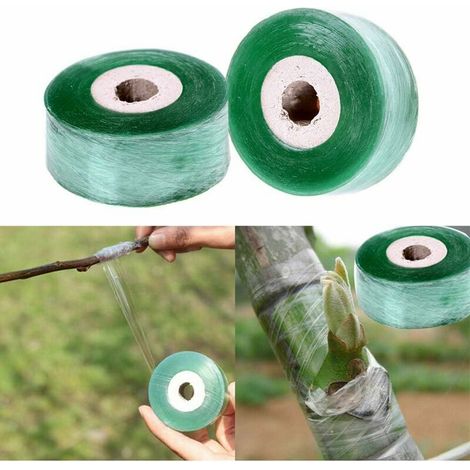 SR Boîte à outils du jardinier Ruban adhésif biodégradable 5cm x 100m pour la taille des arbres fruitiers, la taille des branches greffées, ruban de ligature horticole (un rouleau) (1/5)