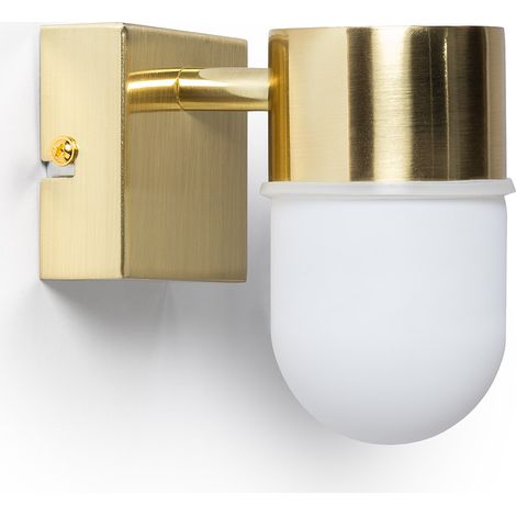 Wandleuchte Kachat - Messing Gold (1/3)