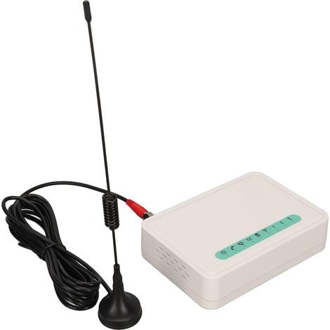 Terminal sans Fil Fixe, Quadri-Bande GSM 850/900/1800/1900 MHz Alarme GSM Gateway Prise en Charge du Signal Antipodal Appelant de Bureau avec Affichage LED pour Téléphones Fixes (1/5)