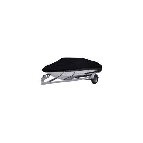 Housse de bateau imperméable, tissu Oxford 210D, housse de bateau de pêche robuste, résistante à la pluie et au soleil, adaptée aux yachts, bateaux de pêche, trimarans (14-16 pieds V) (1/5)