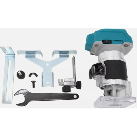 Défonceuse électrique à une main pour bois, compatible avec la batterie Makita 18V DE (1/5)