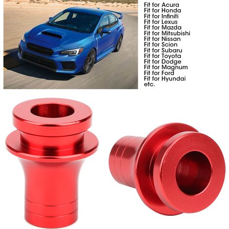 M12x1,25 Schaltknauf-Begrenzungsmutter-Adapter für Subaru, Toyota und Ford, Rot SBR002 (1/5)