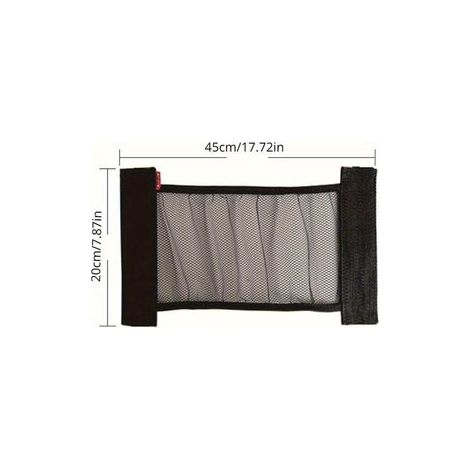 Bolsa organizadora de equipaje de malla ajustable, 20x45 cm (juego de dos)