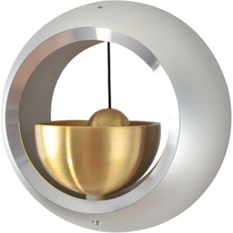 Clochette de commerçant pour l'ouverture de porte, sonnette magnétique pour l'entrée d'un commerce, décorations uniques pour commerce et entrée, Cadeau original (noir) (1/5)