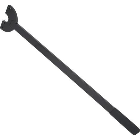 Outil de maintien de poulie de 710 mm avec 4 adaptateurs, clé à embrayage en acier au carbone 3415, remplacement pour Cnady (1/5)