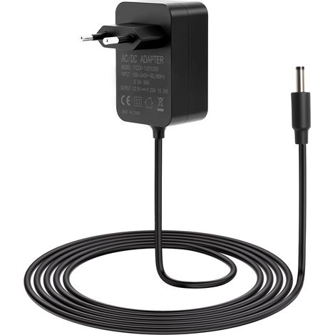 Adaptateur Secteur 15W Compatible avec 3/4/5 Gen, 5 (1/2 Gen), Spot, TV Cube, 12V 1.25A Bloc d'alimentation, Câble d'alimentation 1.5m Inclus (EU-Noir) (1/5)