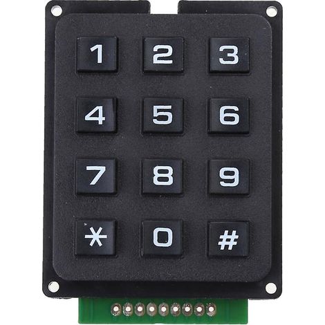 Matrices 4x3, clavier à 12 touches, modules de clavier électriques (1/5)