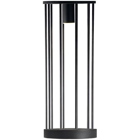 Borne terrasse 50cm anthracite cage ronde GU10 IP54 (1/3)
