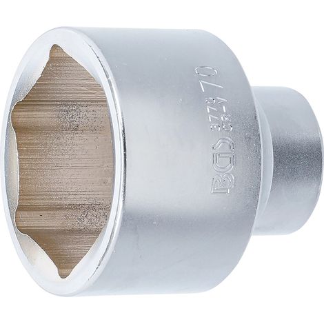 BGS Inserto  bussola esagonale  Attacco quadro  25  mm (1")  SW 70  mm -  3770 (1/2)