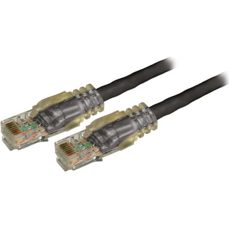 Câble Ethernet cat 5e Avec connecteur gaine LSZH Noir / , UTP, 15m ( Prix pour 1 ) (1/2)