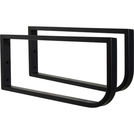 Lot de 2 équerres de fixation porte-serviettes pour plan de travail (1/2)