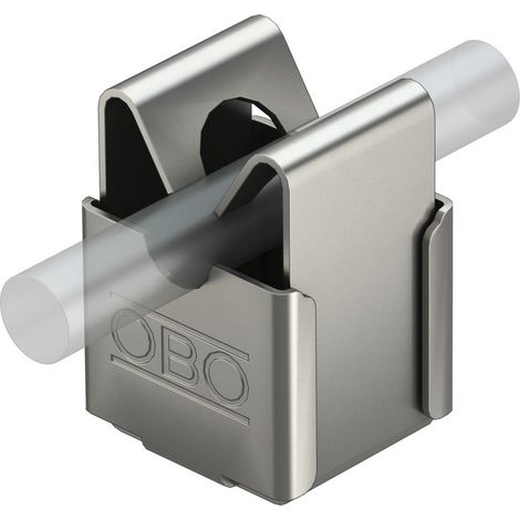 OBO Bettermann Leitungshalter 8mm Edelstahl, rostfrei A2 1.4301, 20 Stück, 5207339
