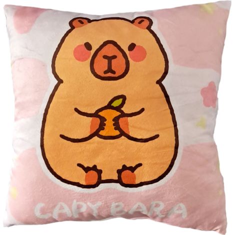 CAPYBARA BAMBINO Cuscino a forma di CAPYBARA Velluto 40 cm (1/3)