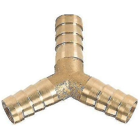 Raccord laiton à picot pour tuyau 4-19mm, connecteur 2/3/4 voies, union cuivre pagode pour tube flexible, raccord fileté, accessoire plomberie, 8 tailles (1/5)