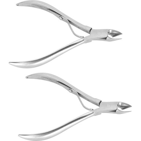 Lot de 2 pinces coupantes professionnelles de haute précision avec poignée ergonomique pour instruments de musique, électronique et bijouterie. (1/5)