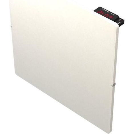 Radiateur à inertie TACTILO Carré Blanc Quartz 800W - Valderoma BZ0800A (1/6)