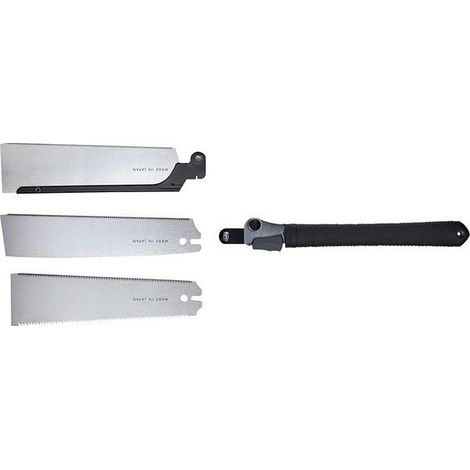 Set de 4 scies japonaises – Lames flexibles pour bois dur – Poignée ergonomique – Coupe précise sans éclat – Magma