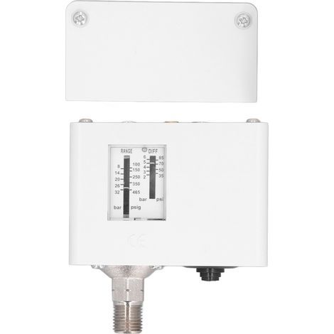SPDT air compressor pressure switch, pneumatic gauge, adjustable differential controller (1/5)