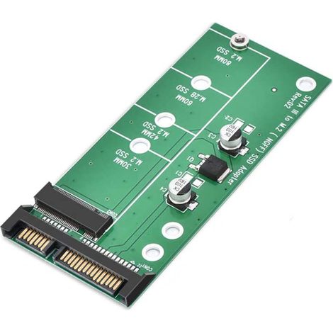 Scheda adattatore da M.2 a SATA, NVMe ad alta efficienza compatibile con diversi sistemi operativi, che consente un'integrazione perfetta. (1/4)