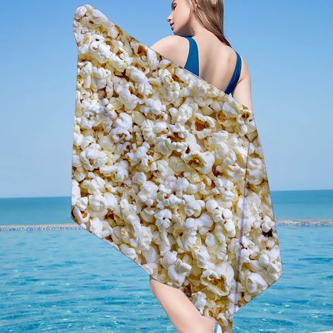 Serviette De Plage - Microfibre 70x150 Cm - Rapide Séchage Anti-sable - Pour Plage Piscine Voyage Camping Yoga - 1 Pièce (1/3)
