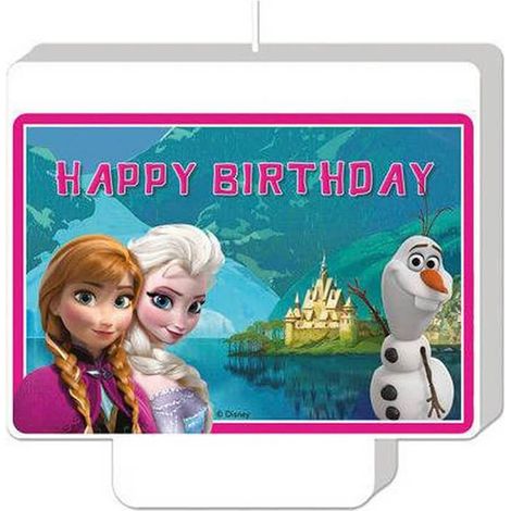 Alles Gute zum Geburtstag, Frozen-Kerze