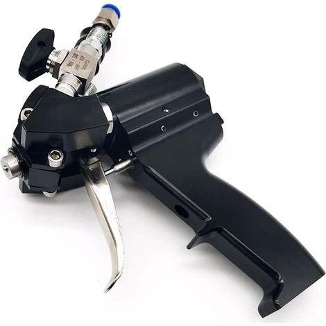 Pistolet à mousse professionnel Pistolet de pulvérisation de mousse de polyuréthane P2 Purge d'air PU Injection de mousse AB Kit de pistolet de pulvérisation de revêtement haute pression à deux compos (1/5)